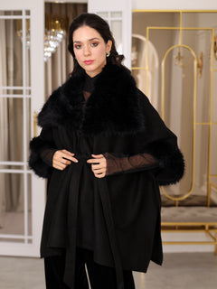 NOIR SÜET CAPE
