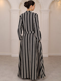 SAHARA STRIPED CAFTAN