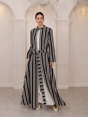 SAHRA ÇİZGİ KAFTAN